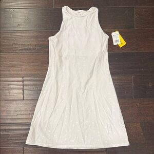 EleVen by Venus Williams White Midi Dress